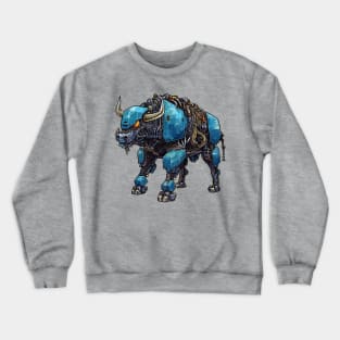 Robot Bison Crewneck Sweatshirt